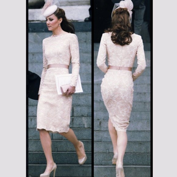 LK BENNETT Leather Shoes Nude/Pink - Picture 3 of 9